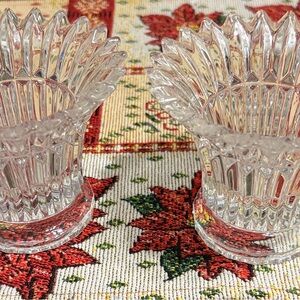 Mikasa Crystal Candle Holders
